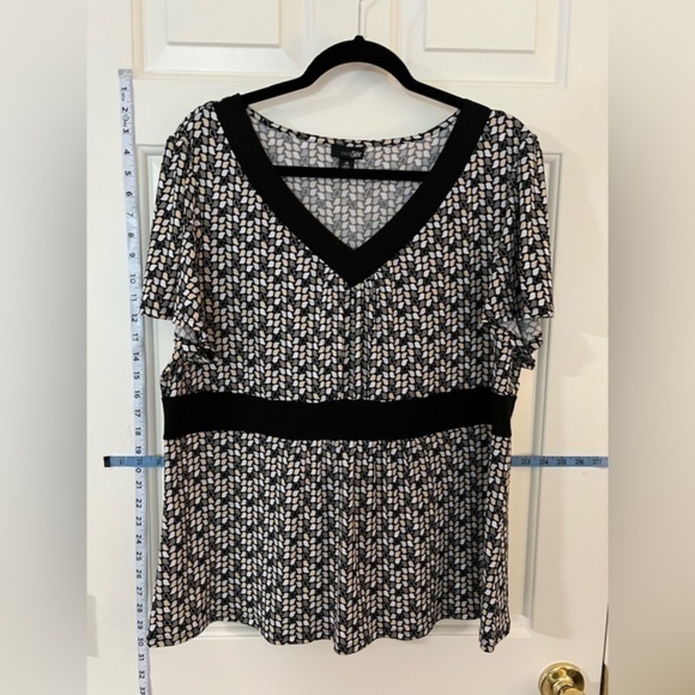 East 5th Short sleeve top, 1X